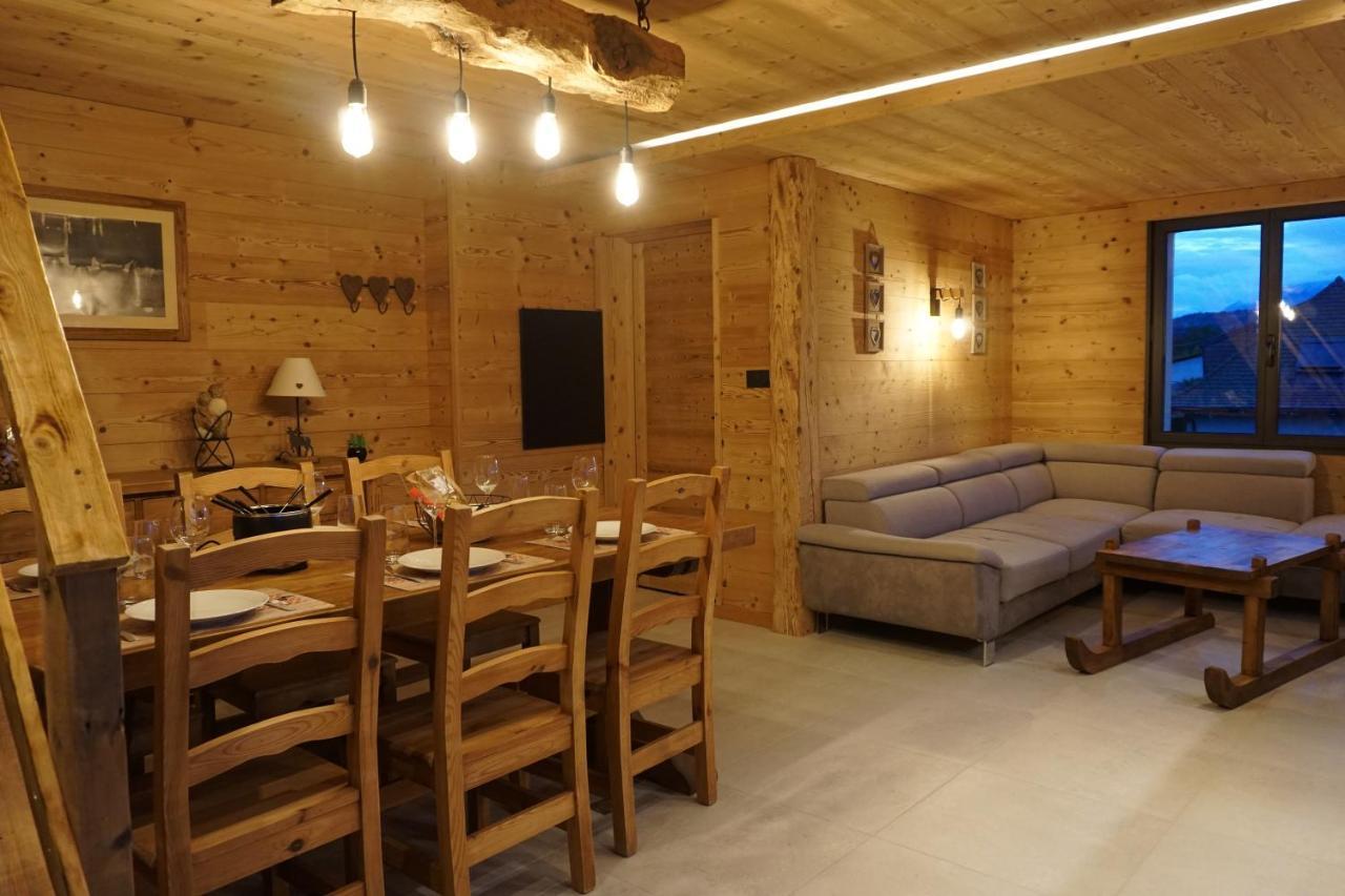Apartmán Le Chamois, Chez Le Charpentier D'Antan, La Chaleur Du Bois, Le Calme De La Campagne Epagny Metz-Tessy Exteriér fotografie