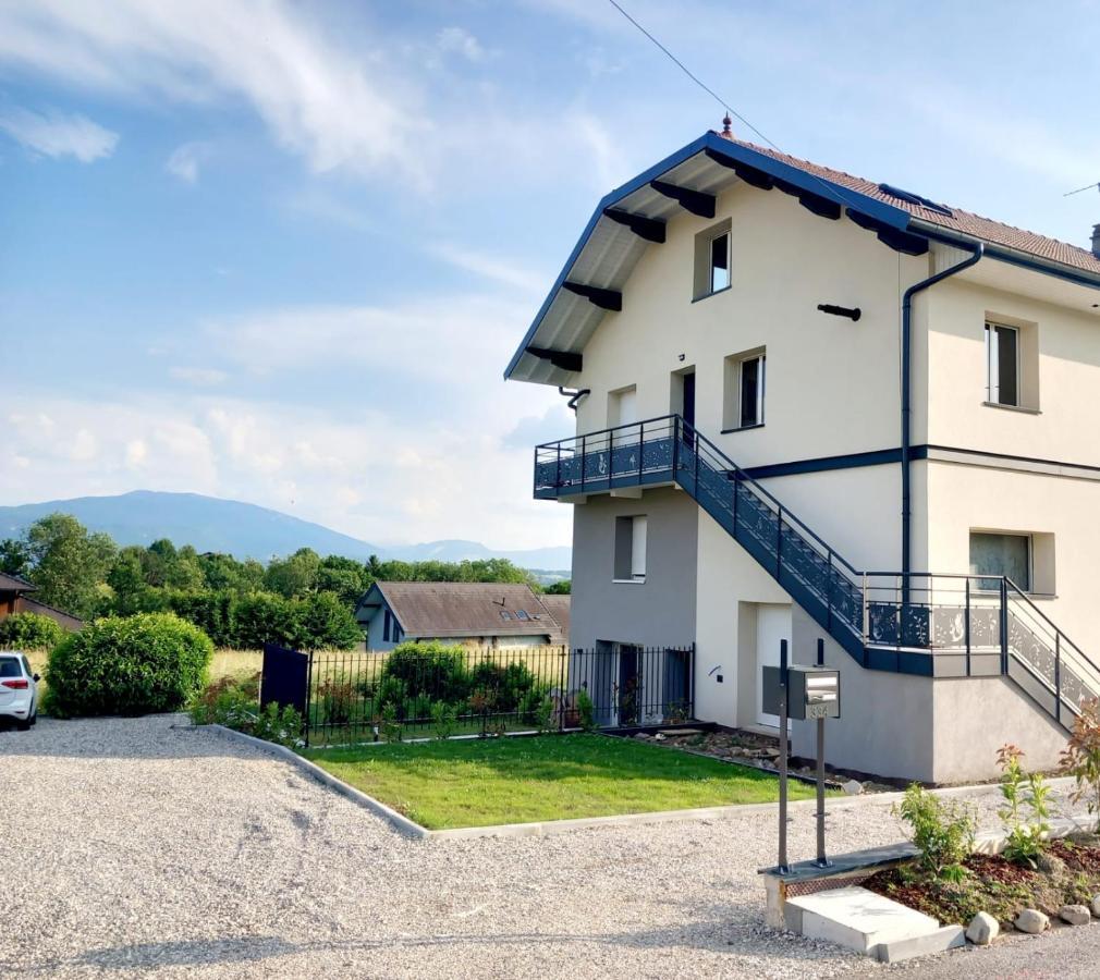 Apartmán Le Chamois, Chez Le Charpentier D'Antan, La Chaleur Du Bois, Le Calme De La Campagne Epagny Metz-Tessy Exteriér fotografie