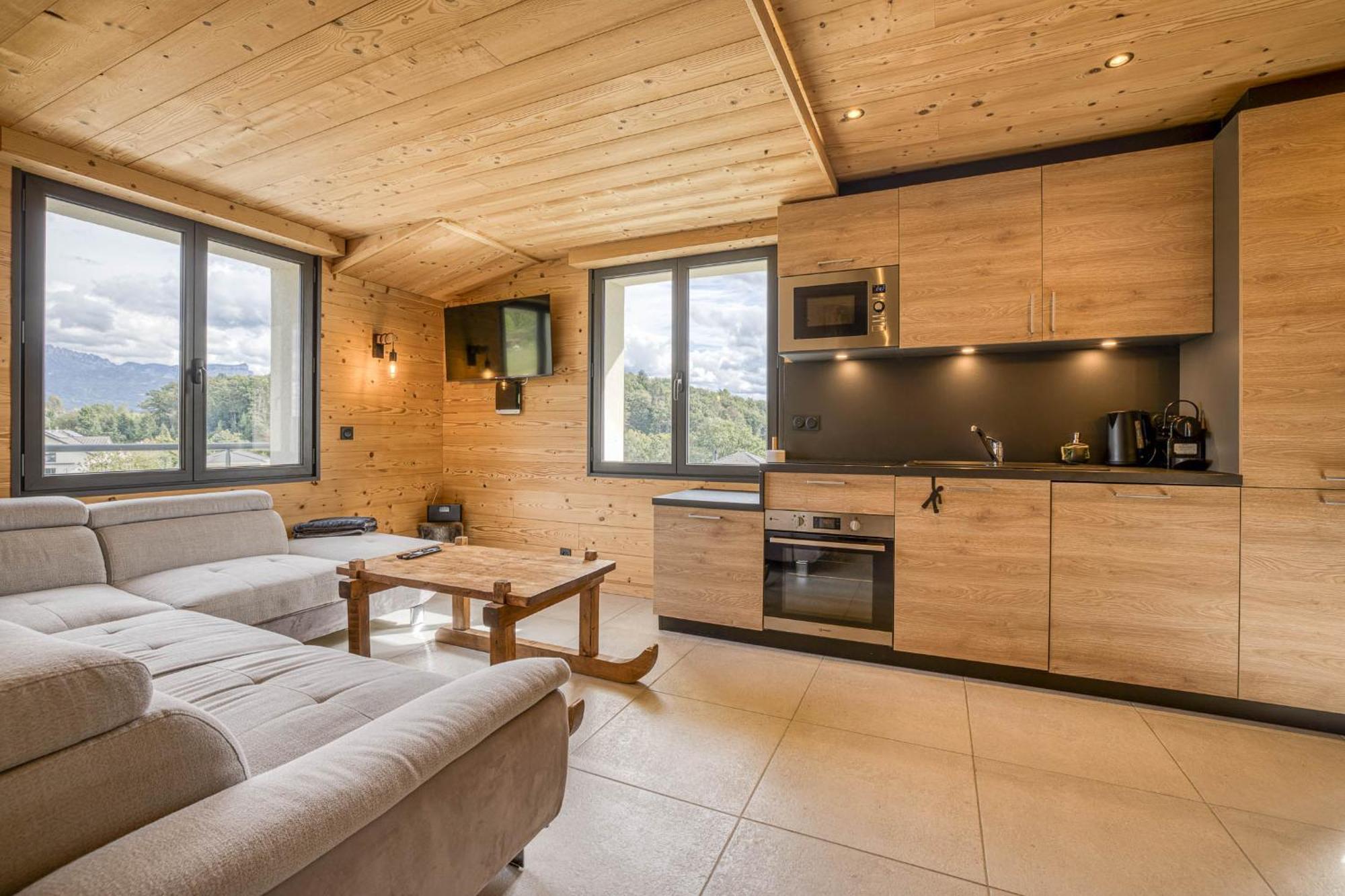 Apartmán Le Chamois, Chez Le Charpentier D'Antan, La Chaleur Du Bois, Le Calme De La Campagne Epagny Metz-Tessy Exteriér fotografie