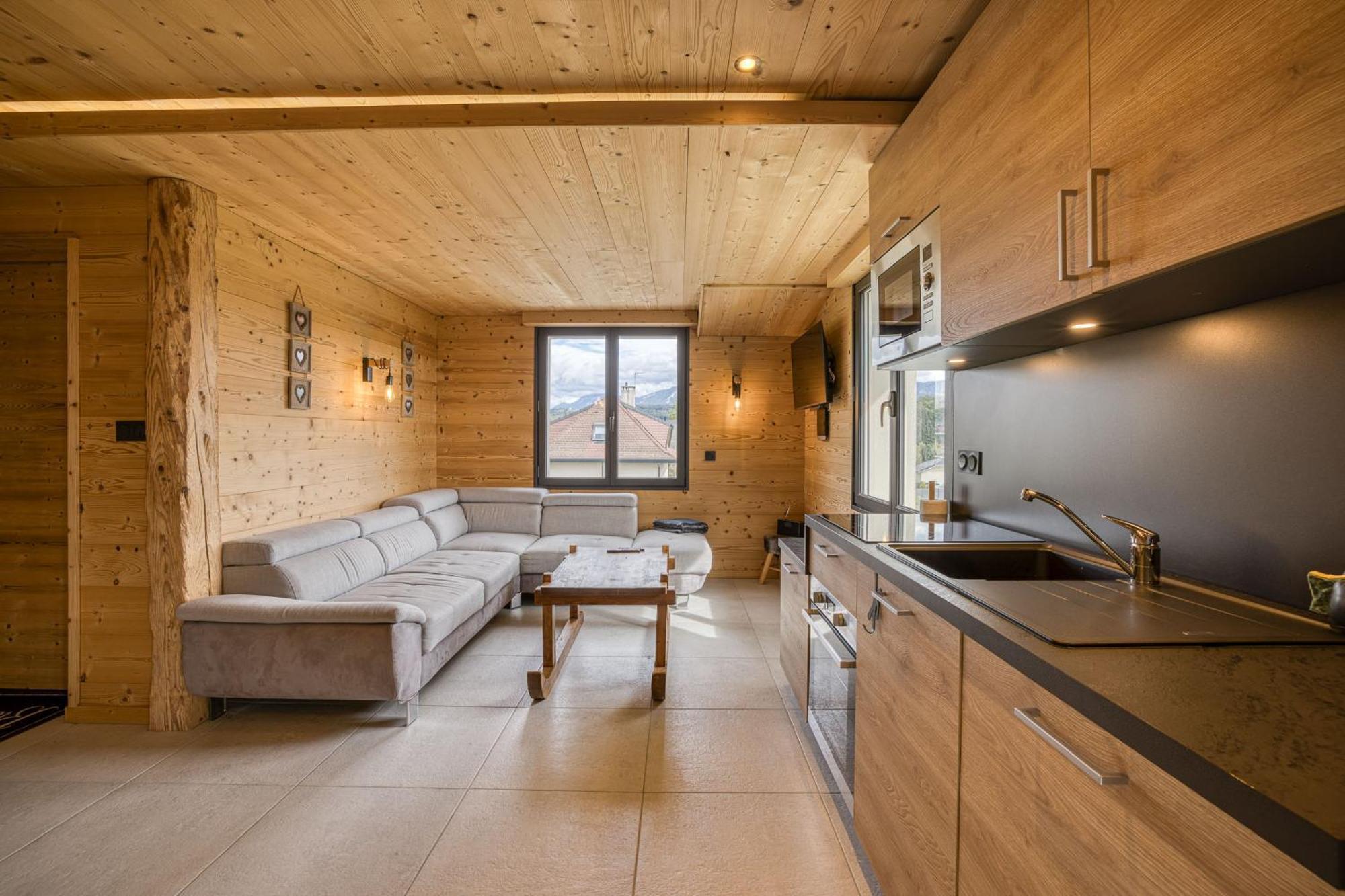 Apartmán Le Chamois, Chez Le Charpentier D'Antan, La Chaleur Du Bois, Le Calme De La Campagne Epagny Metz-Tessy Exteriér fotografie